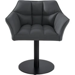 CLP Lounger Damaso Zwart Frame - Kunstleer - Grijs -Meubelpromotie 2f8fe61e14124939beeadcd8db5c9972