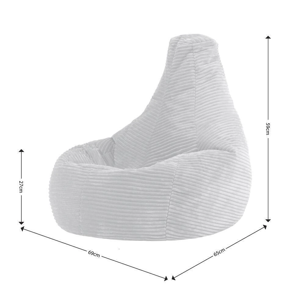 Icon Kinderzitzakken Dalton - Corduroy Zitzak - Marineblauw 9 Icon Kinderzitzakken Dalton - Corduroy Zitzak - Marineblauw - Afbeelding 7