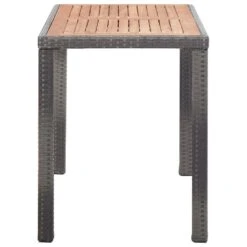 VidaXL Tuintafel 123x60x74 Cm Massief Acaciahout Antraciet En Bruin 7 VidaXL Tuintafel 123x60x74 Cm Massief Acaciahout Antraciet En Bruin -Meubelpromotie 3069447c57af4492af2cca53a7b2f984
