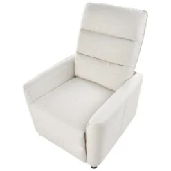 SANDE - Relaxfauteuil - Gebroken Wit - Stof 19 SANDE - Relaxfauteuil - Gebroken Wit - Stof -Meubelpromotie 3161139ef7ea4b6a9b6ad307696b9ba3