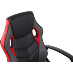 CLP Bureaustoel Glendale Zwart Frame - Stof - Zwart/rood -Meubelpromotie 320ff55933b64d7d82d9c71e2b3f1db9