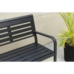 Svea - Layla Tuinbank - 125 Cm - Zwart 12 Svea - Layla Tuinbank - 125 Cm - Zwart -Meubelpromotie 324e9e36eecf4db5818d98be313f5413