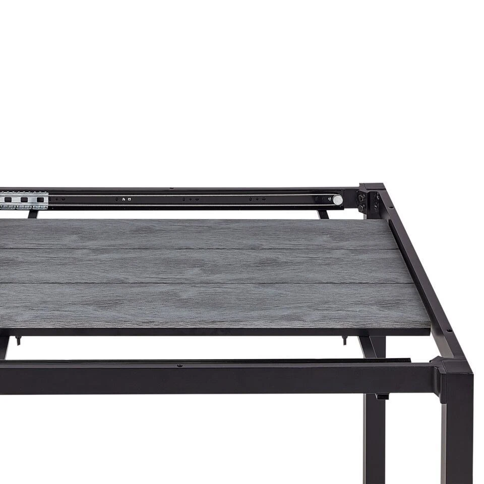 TOFANE - Eettafel Uitschuifbaar - Grijs - 198/248 X 90 - Aluminium 13 TOFANE - Eettafel Uitschuifbaar - Grijs - 198/248 X 90 - Aluminium - Afbeelding 11