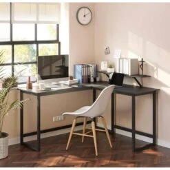 VASAGLE Bureau, L-vormig Computerbureau Met Beweegbare Monitorbevestiging 9 VASAGLE Bureau, L-vormig Computerbureau Met Beweegbare Monitorbevestiging -Meubelpromotie 32d8865569764094a7102bbe243e412e