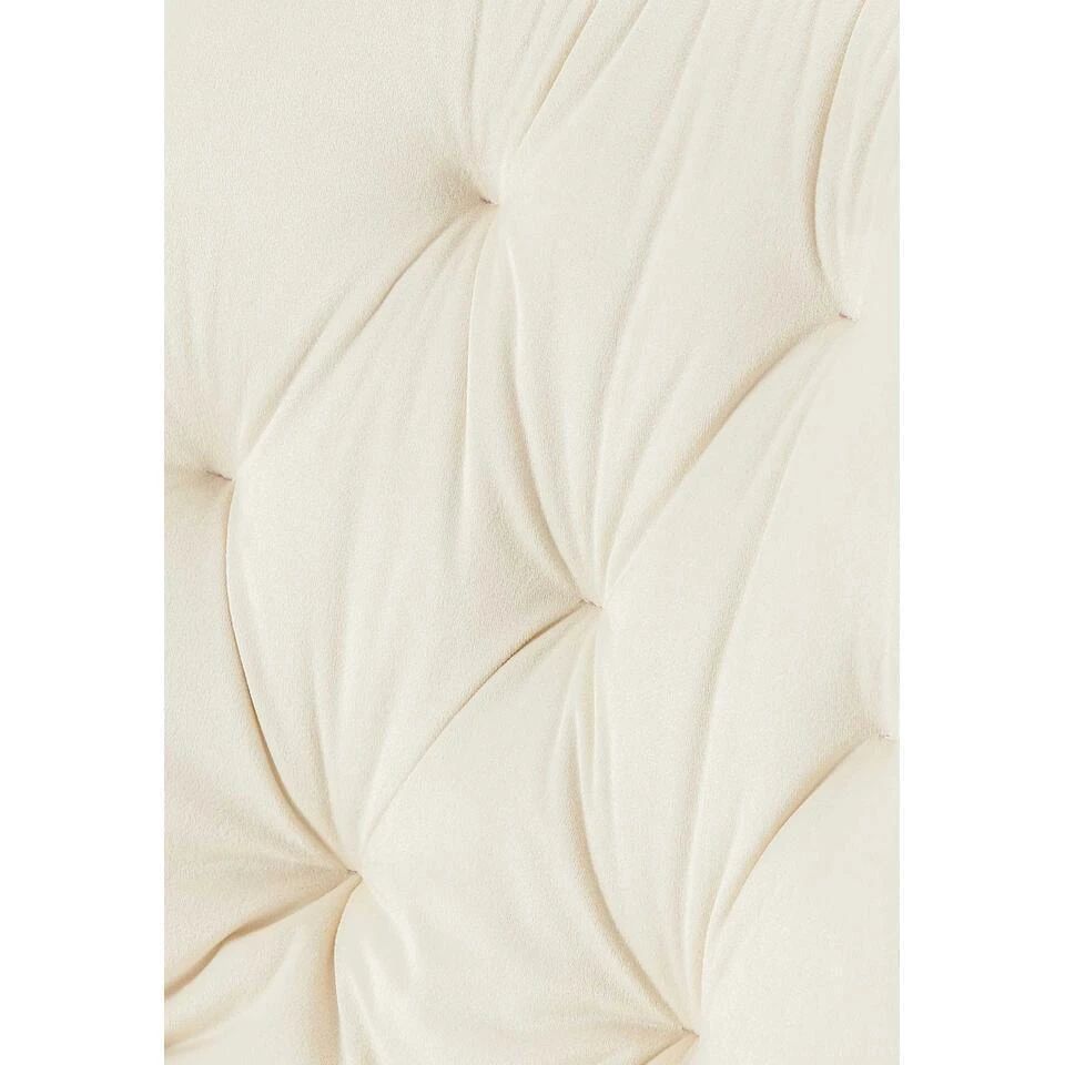 CLP Set Van 2 Eetkamerstoel Wallace Zwart Frame - Fluweel - Creme 9 CLP Set Van 2 Eetkamerstoel Wallace Zwart Frame - Fluweel - Creme - Afbeelding 7