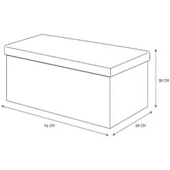 Home Deco Factory Hocker/poef Essestiel - Opvouwbaar - 76 X 37 Cm 11 Home Deco Factory Hocker/poef Essestiel - Opvouwbaar - 76 X 37 Cm -Meubelpromotie 3455cd61a8d641038259103c7dae52ce