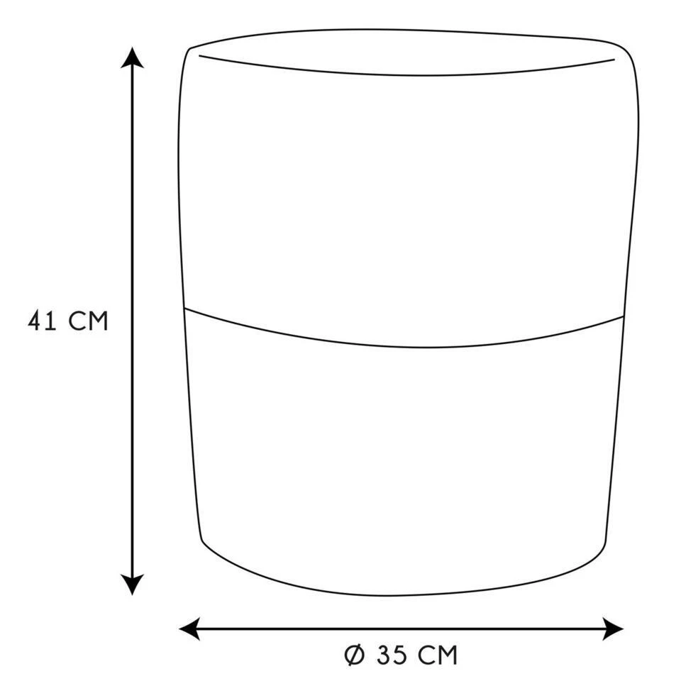 Home Deco Factory Bijzet Poef Mirage - Ibiza/boho - MDF - 35x41cm 6 Home Deco Factory Bijzet Poef Mirage - Ibiza/boho - MDF - 35x41cm - Afbeelding 4