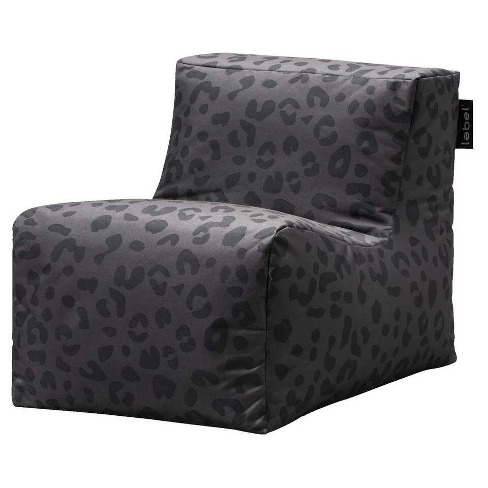 Loungestoel Leopard Lebel - Antraciet - 75x55x60 Cm 4 Loungestoel Leopard Lebel - Antraciet - 75x55x60 Cm - Afbeelding 2