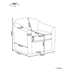 MAGNOR - Fauteuil - Lichtbeige - Polyester 11 MAGNOR - Fauteuil - Lichtbeige - Polyester -Meubelpromotie 354bccfed35844b59a0f4295dd770117