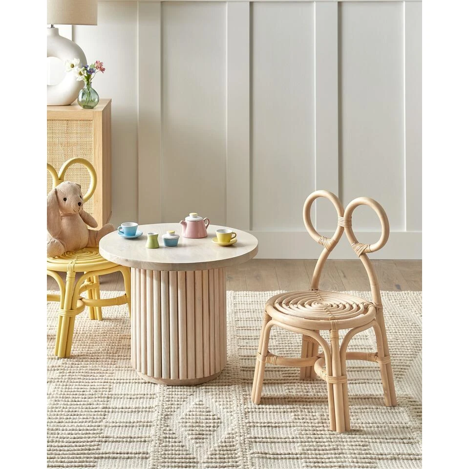 MIRTIA - Kinderstoel - Natuurlijk - Rotan 4 MIRTIA - Kinderstoel - Natuurlijk - Rotan - Afbeelding 2