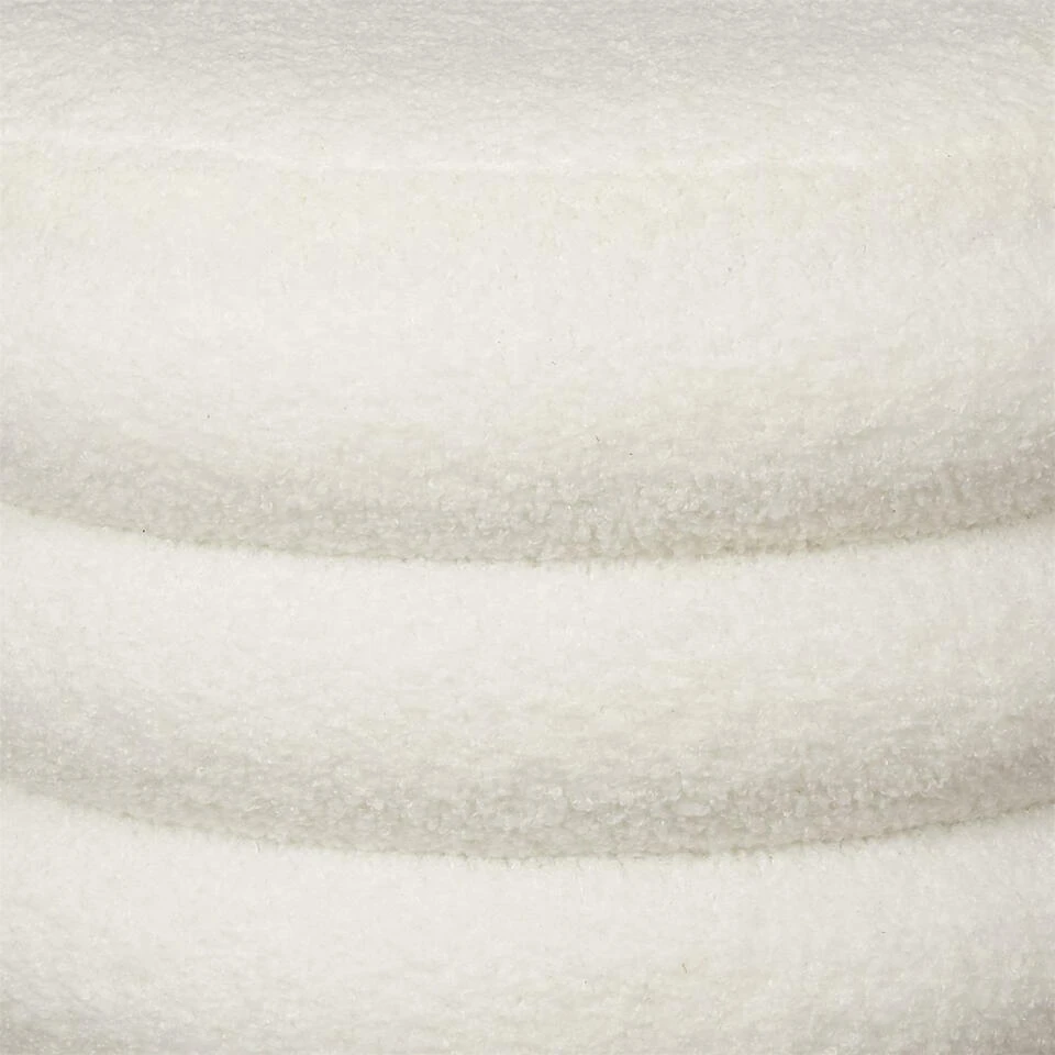 Home Deco Factory Poef/krukje - Boucle - Wit - D37 X H44 Cm 11 Home Deco Factory Poef/krukje - Boucle - Wit - D37 X H44 Cm - Afbeelding 9