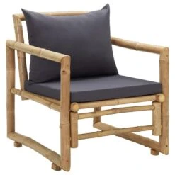 VidaXL Tuinstoelen Met Kussens 2 St Bamboe 7 VidaXL Tuinstoelen Met Kussens 2 St Bamboe -Meubelpromotie 366ecf592f304e6b97cb136430145e09