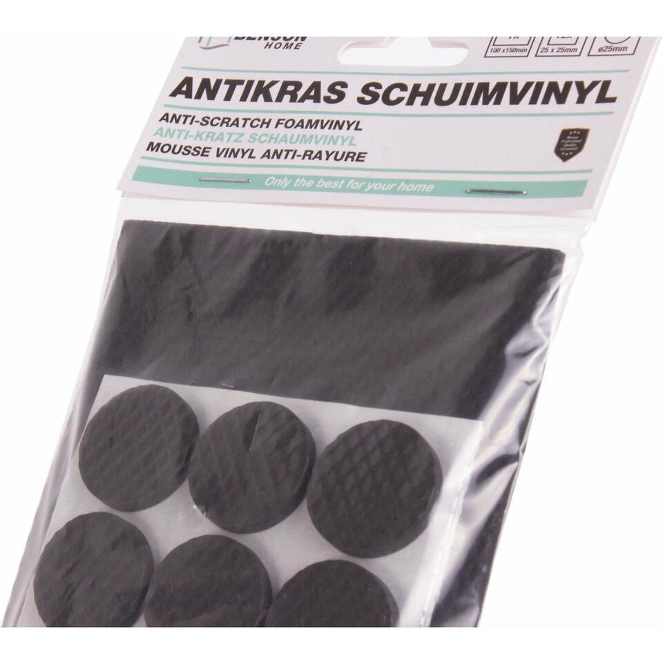 Benson Meubelvilt - 25 Delig - Kunststof - Grijs - Meubelbeschermers 5 Benson Meubelvilt - 25 Delig - Kunststof - Grijs - Meubelbeschermers - Afbeelding 3