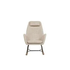 Beliani Schommelstoel ARRIE - Beige Polyester -Meubelpromotie 36e2624121294b889f368584b4f9229f