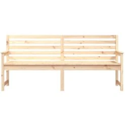 VidaXL - Tuinbank - Naturel - Massief Grenenhout - 203.5x48x91.5 Cm -Meubelpromotie 36effab1714e467b86c49ef90db75ad5
