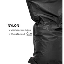 Bobbel Home - Zitzak Bella - Ruime Zitzakken - Kussen - Nylon - 100x150 Cm - 9 Bobbel Home - Zitzak Bella - Ruime Zitzakken - Kussen - Nylon - 100x150 Cm - -Meubelpromotie 37438034bd464086b833627a987c7fc6
