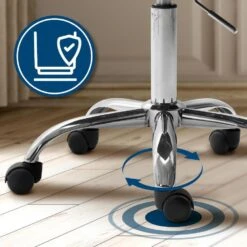 CLP Bureaustoel Alamosa Chroom Frame - Kunstleer - Grijs 14 CLP Bureaustoel Alamosa Chroom Frame - Kunstleer - Grijs -Meubelpromotie 3749fefa243c493fa06b6e02f30aea49