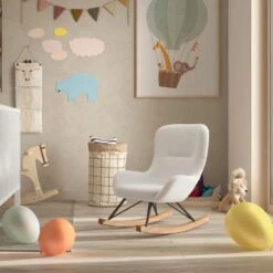 Kinderschommelstoel Rocky - 66x56x69 Cm - Bouclé/wit 16 Kinderschommelstoel Rocky - 66x56x69 Cm - Bouclé/wit -Meubelpromotie 37fe04d2175944a6889681ec44e47cb0