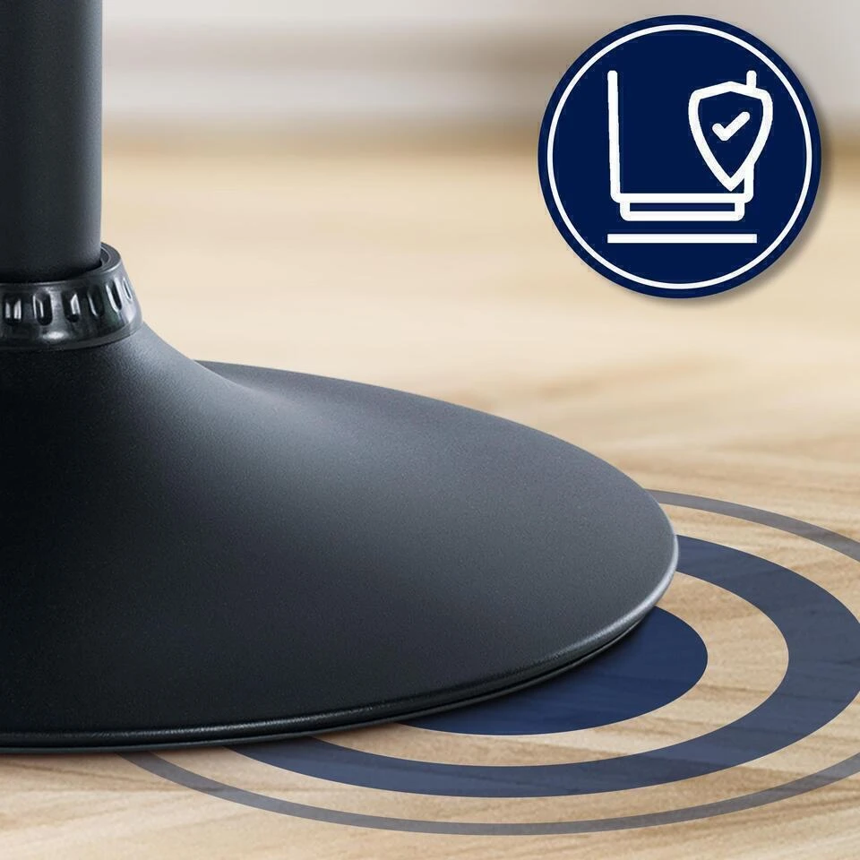 CLP Barkruk Laurel Zwart Frame - Stof - Grijs 7 CLP Barkruk Laurel Zwart Frame - Stof - Grijs - Afbeelding 5