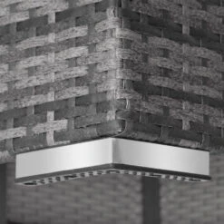 Tectake Wicker Loungeset San Marino Met Aluminium Frame, Grijs -Meubelpromotie 39941363d6a84e2db1dd24897f50135d