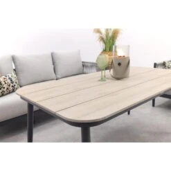 GI Diamo Stoel/bank Lounge-diningset (4-delig) - Carbon Black/Zand -Meubelpromotie 3a8de7067b2140e5b60acaf0d7c76934