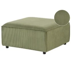 ARDAL - Ottomaan - Groen - Corduroy -Meubelpromotie 3abbf0a63ff74d618747982c140d6eda