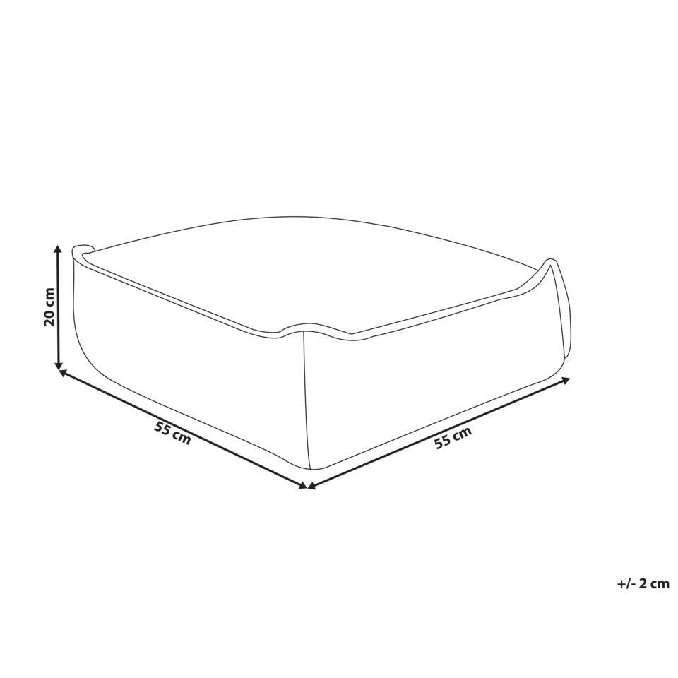 ALLOZAI - Vloerkussen - Lichtviolet - Fluweel 6 ALLOZAI - Vloerkussen - Lichtviolet - Fluweel - Afbeelding 4