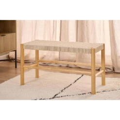 Hioshop Dublin Bank Hout Wit -Meubelpromotie 3cc56f43166a4edea698c12c81ead30a