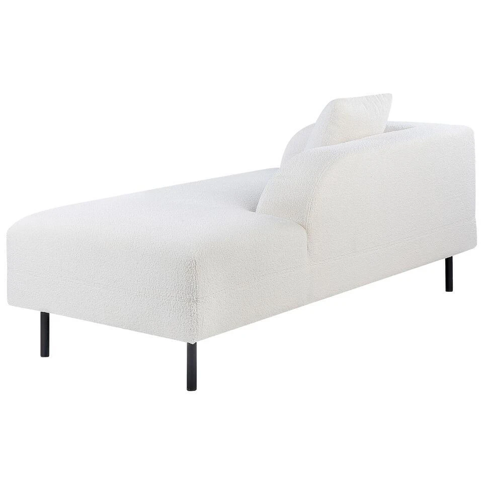 LE CRAU - Chaise Longue - Wit - Linkerzijde - Polyester 9 LE CRAU - Chaise Longue - Wit - Linkerzijde - Polyester - Afbeelding 7