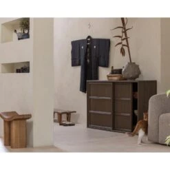 WOOOD Japan Krukje - Hout - Naturel - 45x50x25 -Meubelpromotie 3d19246b8acd4eee8d6877cdbc117abe