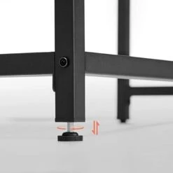 Parya Home - Computer Bureau - Bruin-zwart - 120 X 60 X 75 Cm -Meubelpromotie 3f6b09eb93e246dc8765a164a1247656