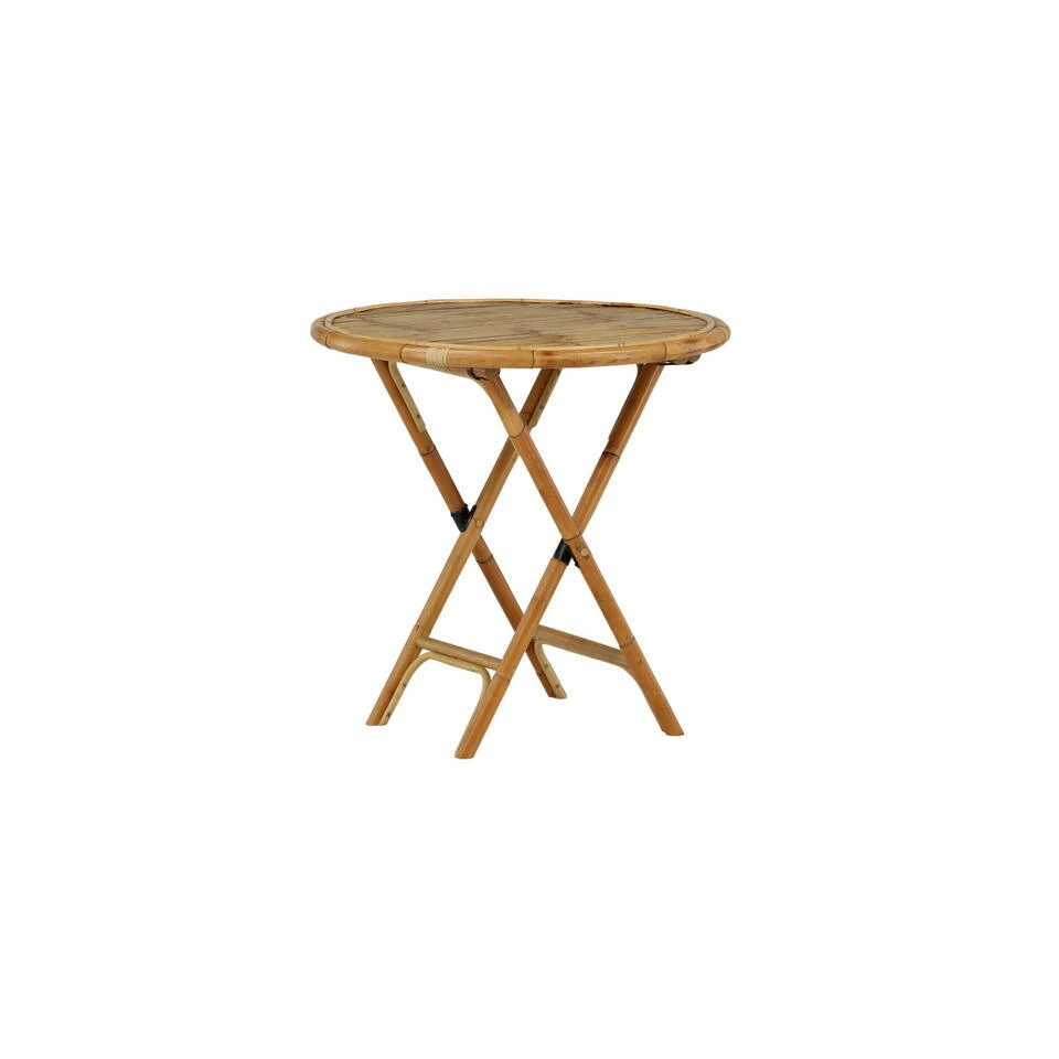 Fjôrd Bistrotafel Rotan Naturel - Ø80x79,5cm - Cane 10 Fjôrd Bistrotafel Rotan Naturel - Ø80x79,5cm - Cane - Afbeelding 8