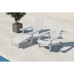 Svea - Tropea Inklapbare Loungestoel - Wit -Meubelpromotie 421ab47a422a49f4b6de7e77944fbac1