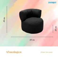 Parya Zitzak Stoel Junior Zwart 70 X 50 Cm Kinderstoel Met Vulling 10 Parya Zitzak Stoel Junior Zwart 70 X 50 Cm Kinderstoel Met Vulling -Meubelpromotie 42687ea97c634ab5a3fbc3ffada9c5e6