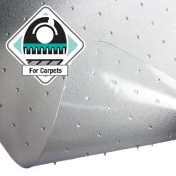 Vloerbeschermer Met Uitsparing - Antistatisch PVC - Tapijt - 90x120 Cm -Meubelpromotie 45375c58cec84b9ca71499664ef6ae66