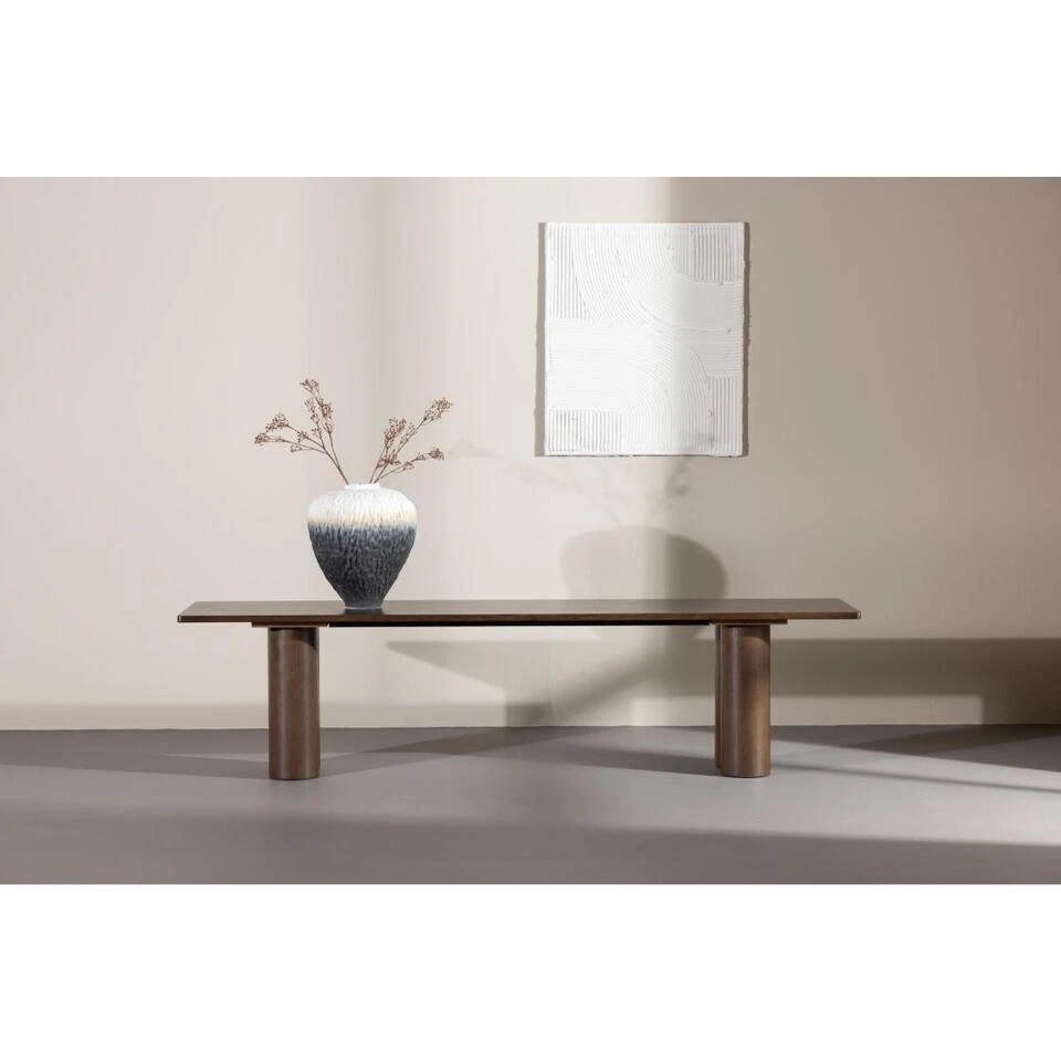 Svea - Rova Eetkamerbank - 180 Cm - Mokka 4 Svea - Rova Eetkamerbank - 180 Cm - Mokka - Afbeelding 2