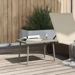 VidaXL - Tuin Salontafel - Grijs - Poly Rattan - 60 X 40 X 37 Cm 12 VidaXL - Tuin Salontafel - Grijs - Poly Rattan - 60 X 40 X 37 Cm -Meubelpromotie 46c40d9e9c7a4de3952ec8a42660a3ec
