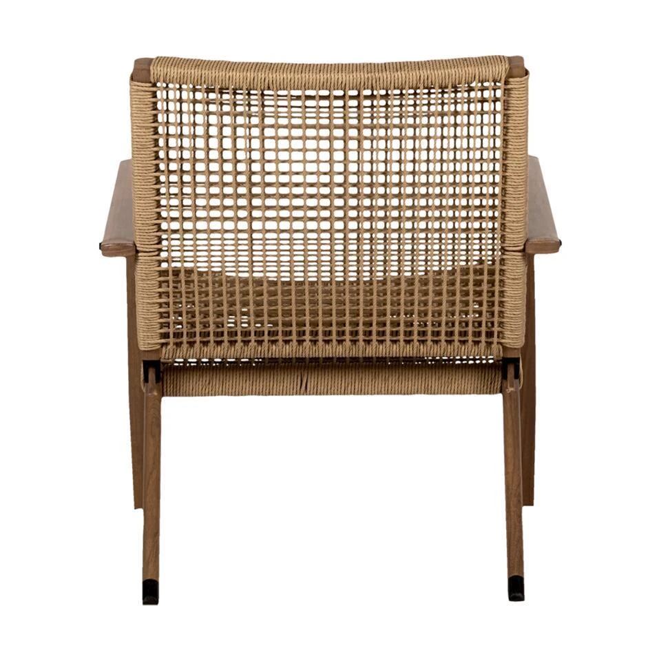 Lisomme Dion Rotan Tuinstoel Met Armleuningen - Bruin 7 Lisomme Dion Rotan Tuinstoel Met Armleuningen - Bruin - Afbeelding 5