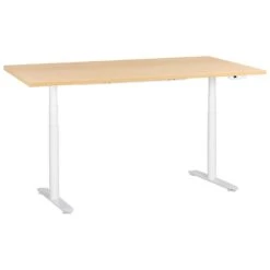 DESTINAS - Elektr Bureau - Wit/Lichtbruin - 180 X 72 Cm - Vezelplaat 11 DESTINAS - Elektr Bureau - Wit/Lichtbruin - 180 X 72 Cm - Vezelplaat -Meubelpromotie 47e07781db894f6983cb5bb9e0fc32bc