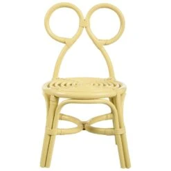 MIRTIA - Kinderstoel - Geel - Rotan -Meubelpromotie 487ad321ed8d4a2eb7cbe71b359ebb4e