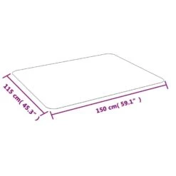 VidaXL - Beschermmat Voor Laminaat - Transparent - PVC - 150 X 115 Cm 13 VidaXL - Beschermmat Voor Laminaat - Transparent - PVC - 150 X 115 Cm -Meubelpromotie 4892beaa21c14d22905437752160f5d8