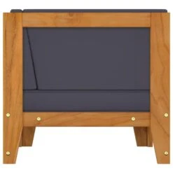 VidaXL - Hoekbank Sectioneel - Grijs - Acaciahout - Met Kussens 11 VidaXL - Hoekbank Sectioneel - Grijs - Acaciahout - Met Kussens -Meubelpromotie 4916147ee38b4720ace658b94e7168ca