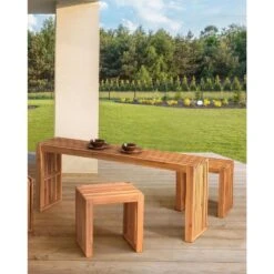 BELLANO - Tuinkrukjes Set Van 3 - Lichthout - Acaciahout -Meubelpromotie 49aaaa9ac9044acaa7a1803e4d44f66d