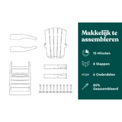 Keter Troy Adirondack Tuinstoel - Set Van 2 - 85x80x96.5cm - Wit 26 Keter Troy Adirondack Tuinstoel - Set Van 2 - 85x80x96.5cm - Wit -Meubelpromotie 4a38fba17c79468c811f746e9e394b38