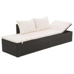 VidaXL Tuinbed 195x60 Cm Poly Rattan Zwart 8 VidaXL Tuinbed 195x60 Cm Poly Rattan Zwart -Meubelpromotie 4a738f9c7c0f41de83e8fcd6bbef339b