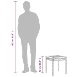 VidaXL - Loungetafel - Weerbestendig - Beige - Staal En Hout - 38x38x42cm 20 VidaXL - Loungetafel - Weerbestendig - Beige - Staal En Hout - 38x38x42cm -Meubelpromotie 4a81a3eff4c3457093151043e727bc4f