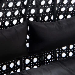 Merkloos HOME DELUXE Polyrotan Hangstoel TWIN Zwart Met Regenhoes -Meubelpromotie 4ad25b61760b4c8bbd16ff4f29761fb0 1