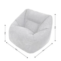 Icon Zitzak En XL Poef Natalia - Fluwelen Zitzak - Marineblauw -Meubelpromotie 4bcd3721556c469ca71d57078ddb87ca 1