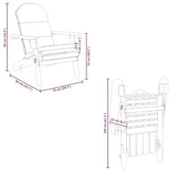 VidaXL - Adirondack Tuinstoel - Kussens - Bruin - Acaciahout 20 VidaXL - Adirondack Tuinstoel - Kussens - Bruin - Acaciahout -Meubelpromotie 4e041688ac224cb6847b5795132d3e19