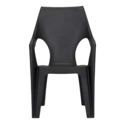 Keter - Stapelstoel Dante Hoge Rug - Donkergrijs - 89x57x57 Cm 7 Keter - Stapelstoel Dante Hoge Rug - Donkergrijs - 89x57x57 Cm -Meubelpromotie 50100436 0100